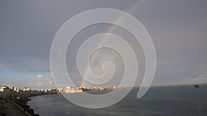 Trapani Sicilia Italia arcobaleno photo